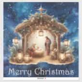 Nativity Vinyl Sticker (Vel)