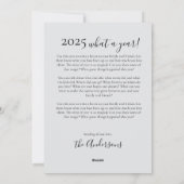 Nativity Watercolor Christmas Card with Letter Feestdagenkaart (Achterkant)