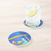 Nativity Zandsteen Onderzetter (Zijkant)