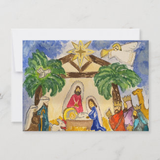 NativityFlat Note Card Notitiekaartje