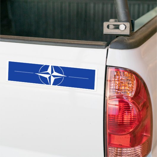 Nato Flag Bumpersticker (Op Truck)