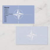 Nato Flag Visitekaartje (Voorkant / Achterkant)