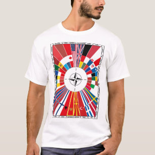 NATO & Lidstaten Vlag Grafisch T-Shirt