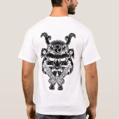 Natori-ryu Black Kabuto en Menpo T-shirt (Achterkant)