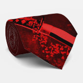 Natori-ryu Crimson Katana Stropdas (Opgerold)
