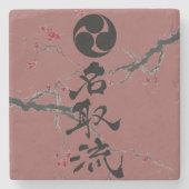 Natori-ryu Marble Drink Onderzetter w. Cherry Blos (Voorkant)