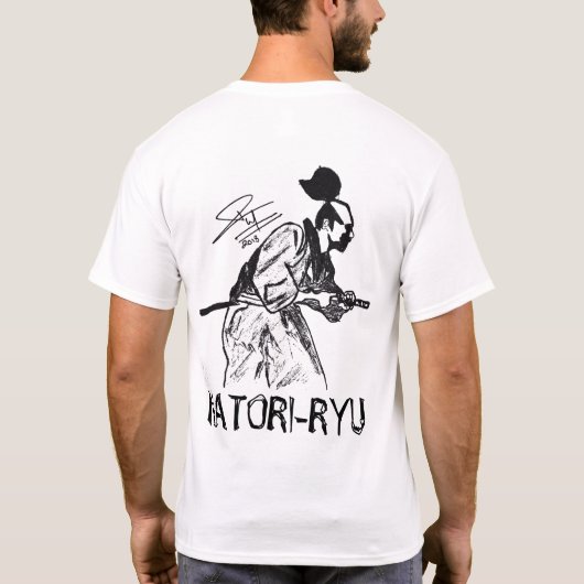 Natori-ryu: Signature Series, Pawan Giri (zwart) T-shirt (Achterkant)