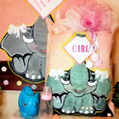 Natosha, de Baby olifant Speller Roze Canvas tas