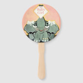 Natosha, de Elephant Speller Hand Fans Handwaaier (Voorkant)