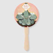 Natosha, de Elephant Speller Hand Fans Handwaaier (Voorkant)