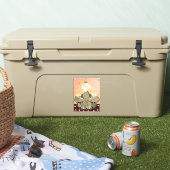 Natosha, de olifant, 8 x 8 inch sticker (Koeler)