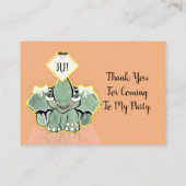 Natosha, de olifant Speller dank je Informatiekaartje (Achterkant)