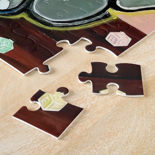 Natosha, de Olifant Speller Fun Puzzel Spel Legpuzzel (Zijkant)