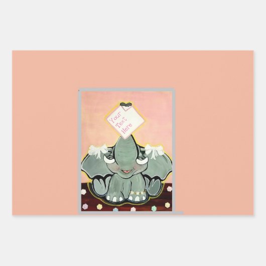 Natosha, de olifant Speller Inpakpapier Vel (Voorkant 3)