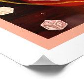 Natosha, de Olifant Speller muurteken Poster (Hoek)