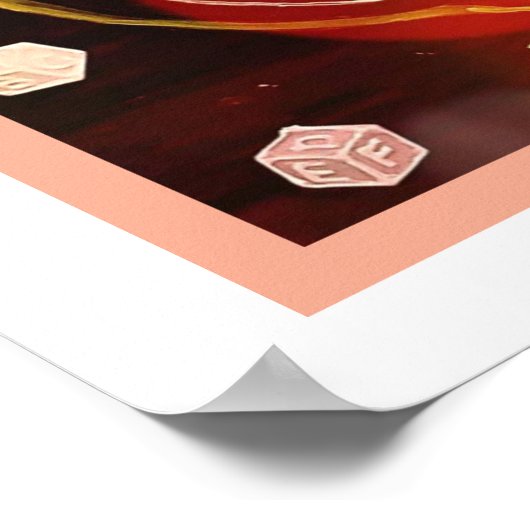 Natosha, de Olifant Speller muurteken Poster (Hoek)