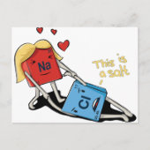 Natriumchloride Briefkaart (Voorkant)