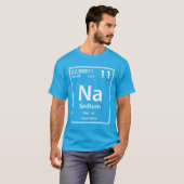 Natriumelement (wit) t-shirt (Voorkant volledig)