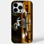 Natrive Dancer Horse Statue Saratoga Phone Case (Achterkant)