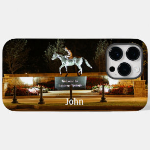 Natrive Dancer Horse Statue Saratoga Phone Case