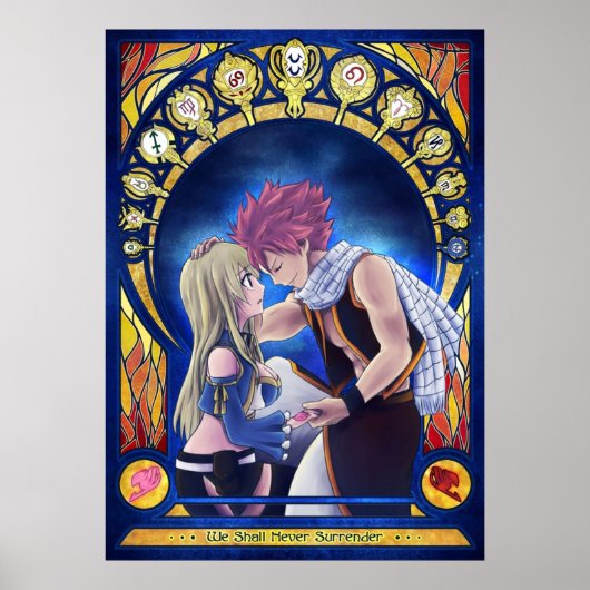 Natsu en Lucy Poster (Voorkant)