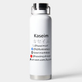 Natsuko waterfles (Achterkant)