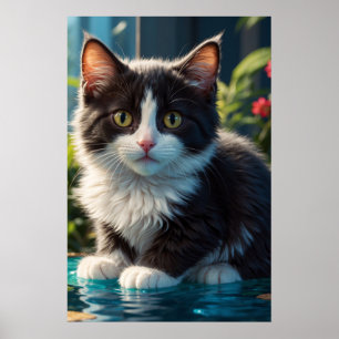 *~* Natte AP68 2:3 Kat katje kitten Kat zoet Poster