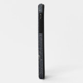 natte asfalttextuur bitumen pekzwart ba Case-Mate iPhone case (Achterkant/links)