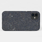 natte asfalttextuur bitumen pekzwart ba Case-Mate iPhone case (Achterkant (horizontaal))