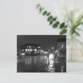 Natte avond, Salisbury Road Cardiff (1) Briefkaart (Staand voorkant)