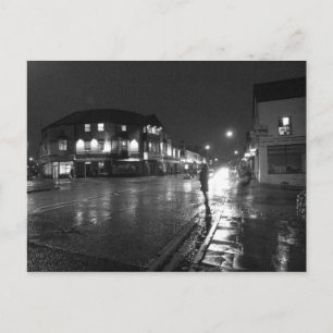 Natte avond, Salisbury Road Cardiff (1) Briefkaart