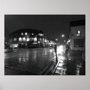 Natte avond, Salisbury Road Cardiff (1) Poster