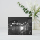 Natte avond, Salisbury Road Cardiff (2) Briefkaart (Staand voorkant)