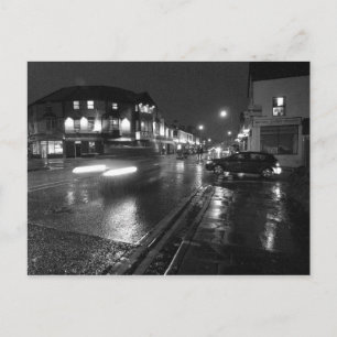 Natte avond, Salisbury Road Cardiff (3) Briefkaart