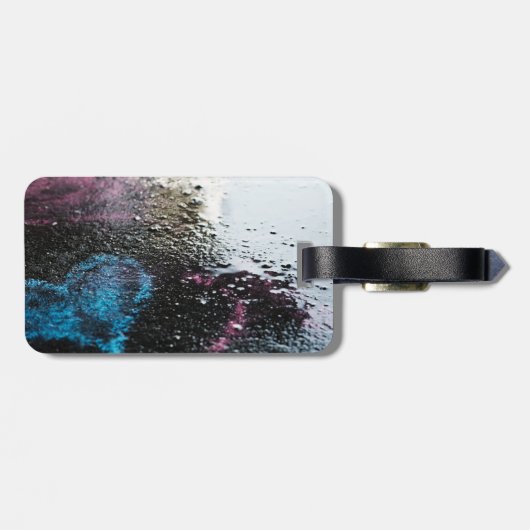 Natte bagagelabel (Achterkant horizontaal)