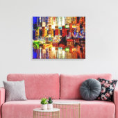 Natte balk Abstract Canvas Afdruk (Insitu (Woonkamer))