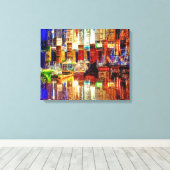 Natte balk Abstract Canvas Afdruk (Insitu (Houten vloer))