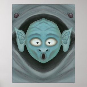 Natte beknoptheid poster