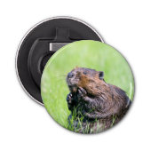 Natte bever button flesopener (Voorkant)
