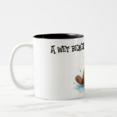 Natte Bever Tweekleurige Koffiemok (Links)