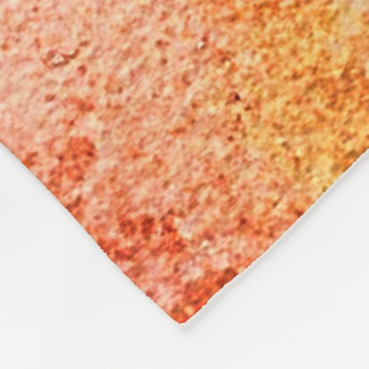 Natte bladeren in de herfst fleece deken (Hoek)