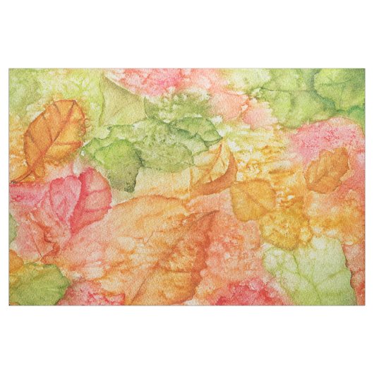 Natte bladeren in de herfst stof (Yard (91,4 cm))