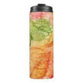 Natte bladeren in de herfst thermosbeker (Voorkant)