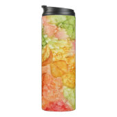 Natte bladeren in de herfst thermosbeker (Geroteerd rechts)