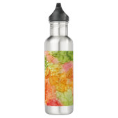 Natte bladeren in de herfst waterfles  (Rechts)