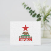 Natte Californië Briefkaart (Staand voorkant)