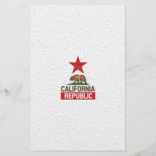 Natte Californië Briefpapier (Voorkant)