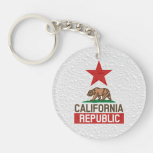 Natte Californië Sleutelhanger