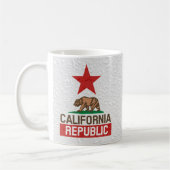 Natte Californische republiek Decor Koffiemok (Links)