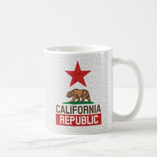 Natte Californische republiek Decor Koffiemok (Rechts)